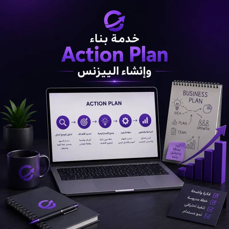 Business action plan and startup strategy service - خطة عمل للبيزنس